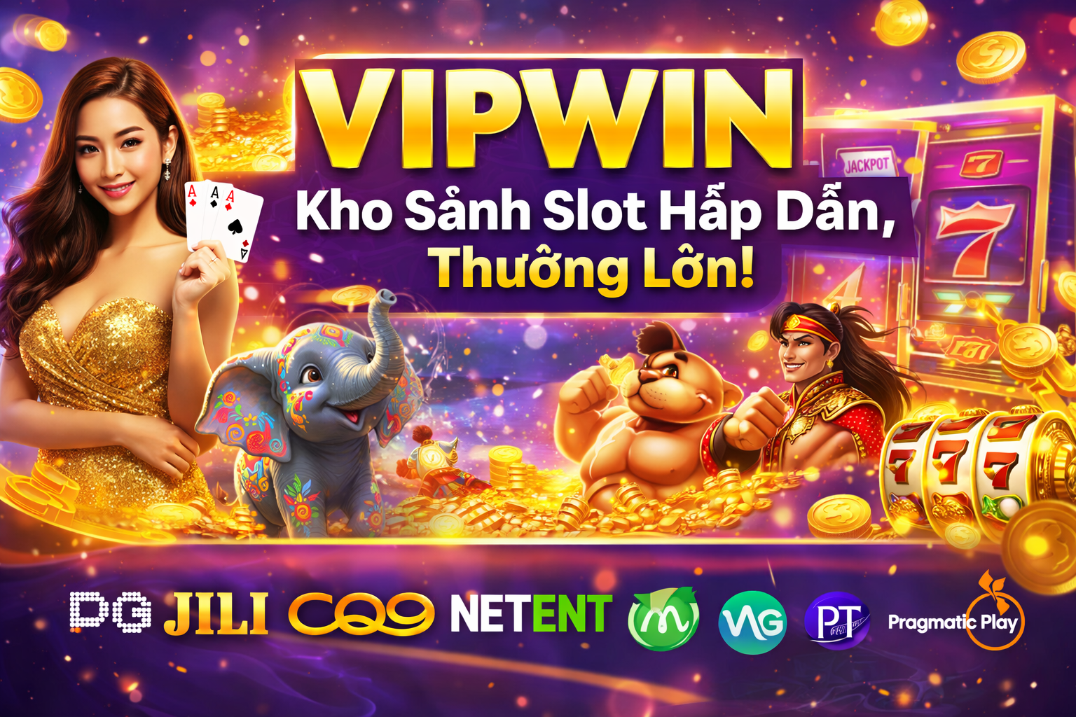 sảnh điện tử Slot Games hấp dẫn, Thưởng Lớn