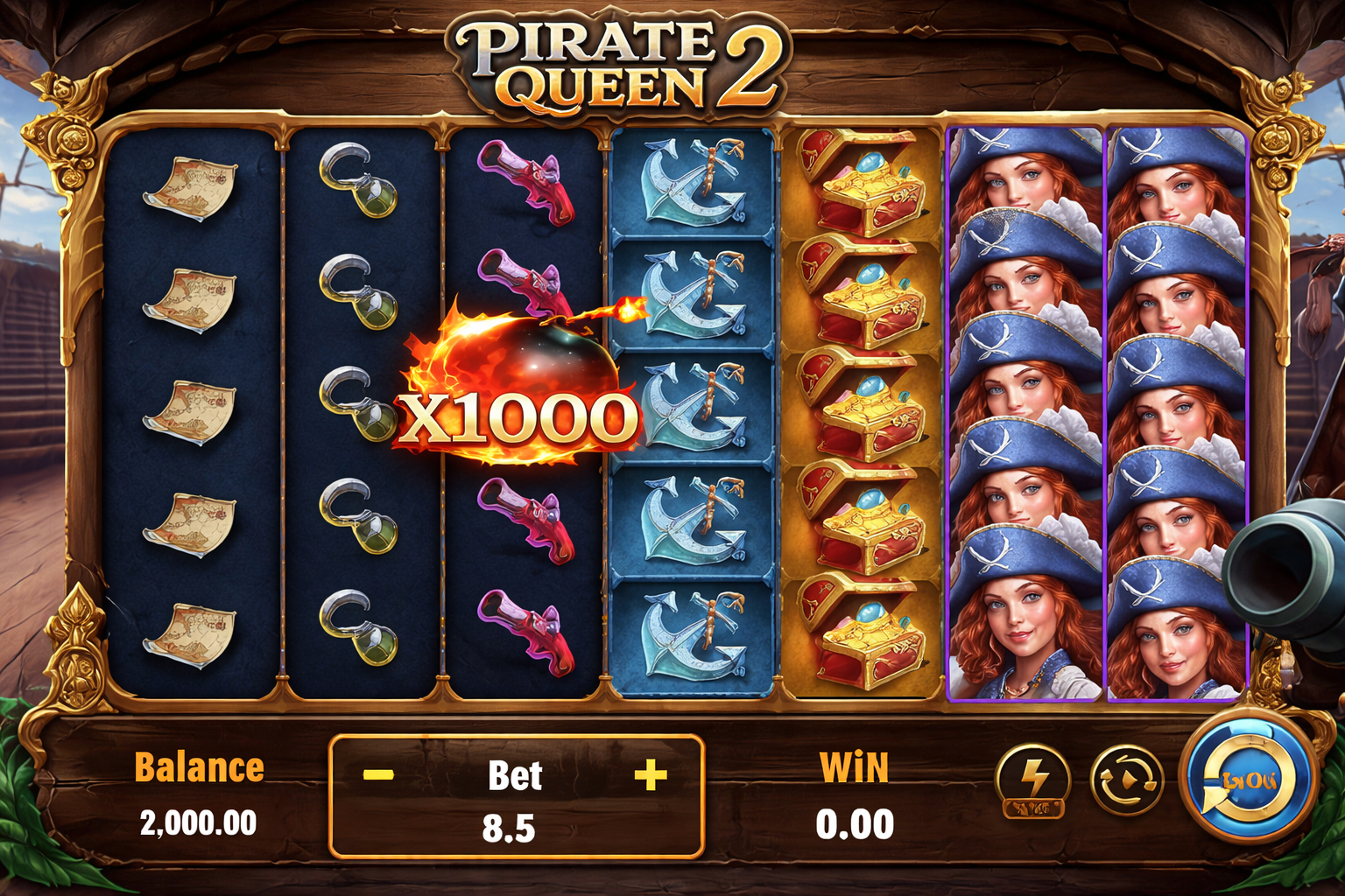 BOM NHÂN THƯỞNG – Nữ Hoàng Hải Tặc X2 X5 X10