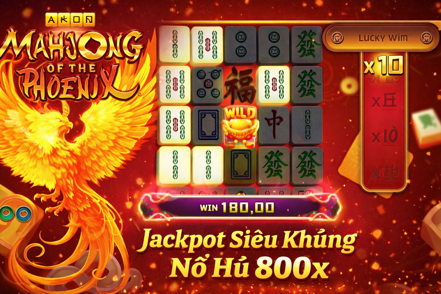 Mahjong Phoenix – Nổ Hũ 800x Cực Khủng