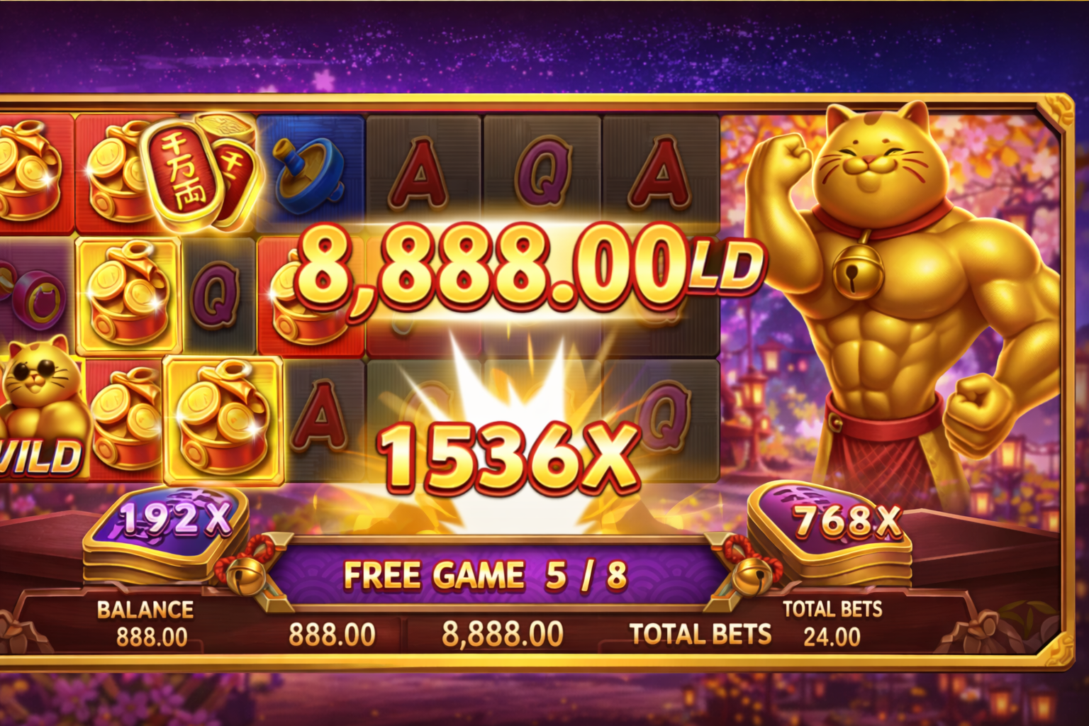 Mèo Chiêu Tài – Nổ Hũ 8888x