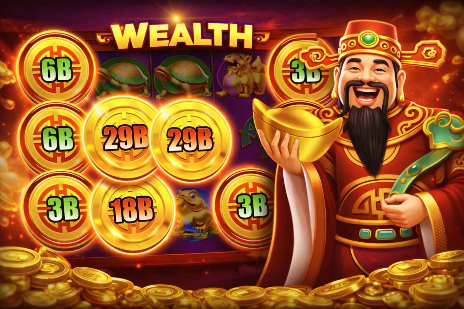 THẦN TÀI GIÁNG LÂM – TRÚNG ĐẬM X4096