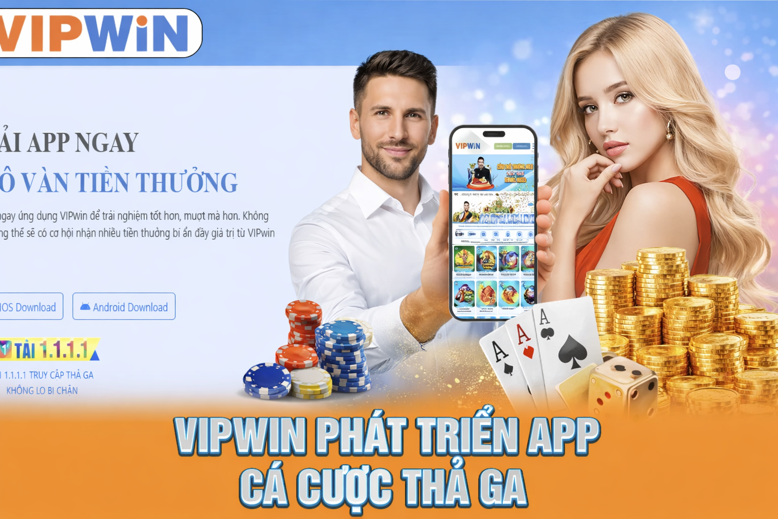 VIPWIN phát triển app